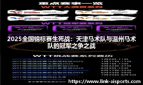 2025全国锦标赛生死战：天津马术队与温州马术队的冠军之争之战